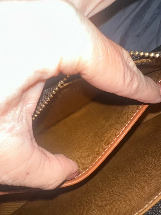 Celine Brown Macadam triumphe  Ava bag like new - Picture 9 of 14